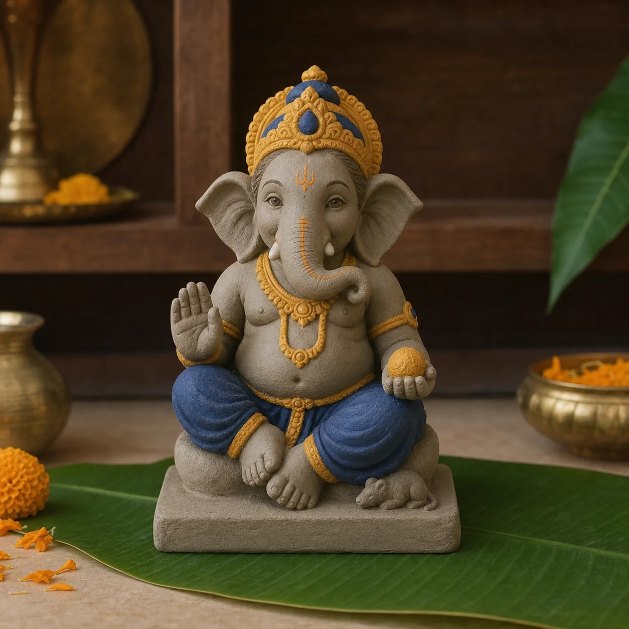Konkan Shadu Bal Ganesh Murti