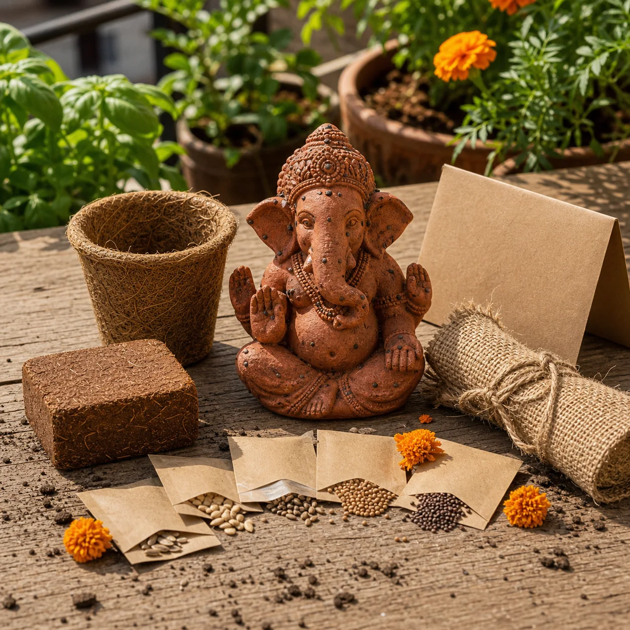 Plantable Seed Ganesha Kit