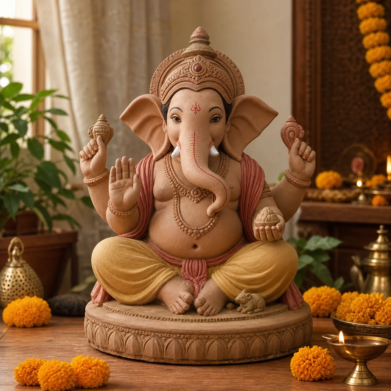 Shadu Mati Vinayak Home Murti